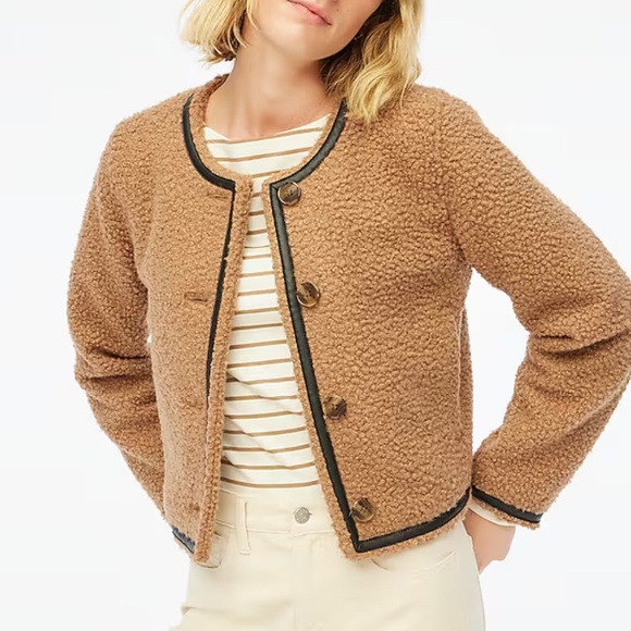 NWT! Sherpa lady jacket - Toasted Brown Sherpa - Picture 2 of 4